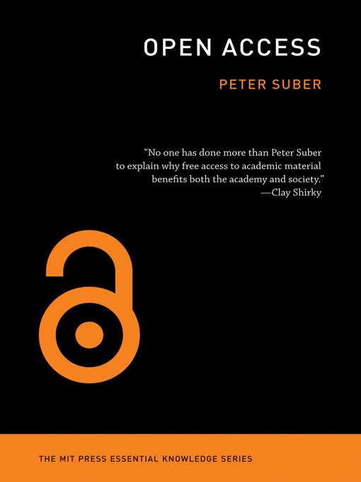 Title details for Open Access by Peter Suber - Available